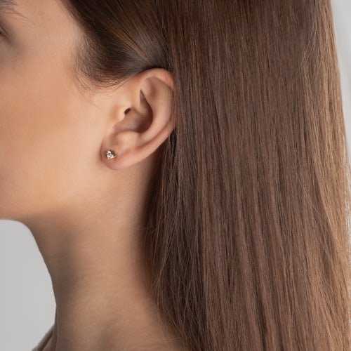 Kolczyki Savicki: złote, cyrkonie